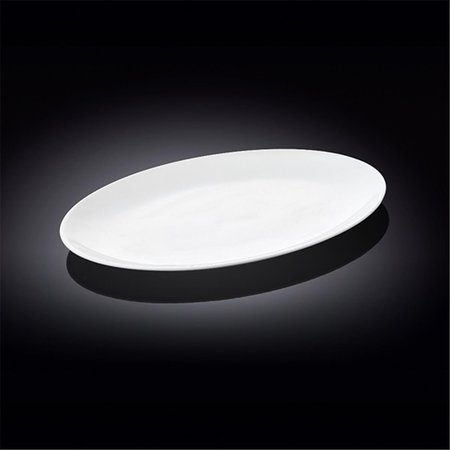 WILMAX 992023 14 in Oval Platter White 18PK WL992023 / A